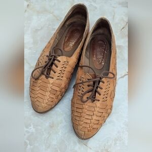 Vi Viana Womans GENUINE LEATHER UPPER Shoes Made in Brazil Size 8M